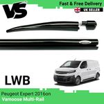 VAMOOSE MULTI AWNING RAIL LWB PEUGEOT EXPERT 2016- CAMPER VAN C-TRACK BLACK