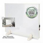 150W Electric Infrared Space Heater Wall Mounted or Free Standing Panel Radiator