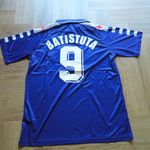 Fiorentina Batistuta 9 Retro Shirt Size Mens Large