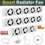 3.0/5.0 Radiator Fan Set Home Smart Radiator Ventilator & Thermostat Controller