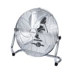 Chrome High Velocity Industrial 3 Speed Gym Floor Fan - 9"/12"/14"/18"/20"