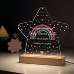 Christening Gifts For Goddaughter Girl Granddaughter Rainbow Nursery Night Light