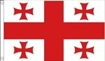KNIGHTS TEMPLAR FLAG 5' x 3' Old Medieval Crusaders Red Cross Masonic Banner