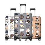 Cats Cats Suitcase Cover Travel Luggage Protector Stretch Cat Lover Any Size