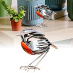 Sheremart Hopewings Bird Robin Scrap Metal Art Sculpture Metal Art Sculpture