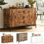 Modern Sideboard, Storage Cabinet, Accent Cupboard Distressed