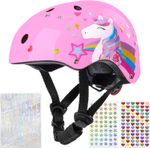 Kids Bike Helmet, Toddler Helmet Adjustable Skateboard Helmet Age 3-8 Years Cycl