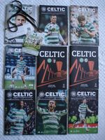 CELTIC FOOTBALL PROGRAMMES x9 2025 2026 SEASON SPL & PASS/TICKET & EUROPA LEAGUE