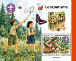 DJIBOUTI 2026 M/S Scouting, Butterflies, Mushrooms MNH