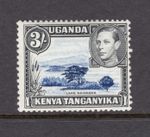 KGVI 1947 KENYA UGANDA & TANGANYIKA 3s DEEP VIOLET-BLUE & BLACK SG147a MNH