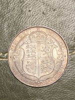 1902 Edward VII Half Crown Silver Coin