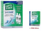 OPTI-FREE PureMoist Contact Lens Solution 2 x 300ml -Twin Pack + FREE 60mL*