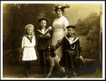 GERMAN SHORTHAIRED POINTER FAMILY AND DOG VINTAGE STYLE PHOTO PRINT POSTER