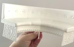 Barbie Folding Malibu House 2014 Spares Curved white couch/sofa