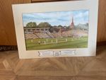 Vintage Cricket Matches ready to be framed 77x46cm