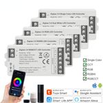 LED Controller for CCT RGB RGBW RGBCCT LED Strip Smart Dimmer Support Hue Bridge