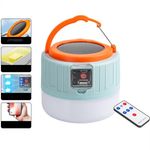 Solar LED Lantern Torch Light USB Portable Camping Tent Light Outdoor Hiking UK