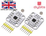 2 pcs AS5600 Encoder Magnetic Induction Angle Measuring Sensor Module 12bit I2C