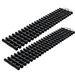 2Pack Tire Traction Mats Coilable Vehicle Tyre Traction Boards for Car Truck Van