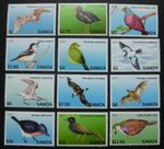 Samoa 2013 Birds Birds Bat Uccelli Oiseaux Postage Stamps 1105-1116 MNH