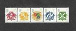Harry Potter-House Crests Official Royal Mail 5 x 1st class  stamps set 2007
