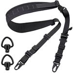 Hejo Tactical Rifle Sling, 2 Point Sling with Metal Hook
