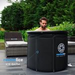 Revitalice XL Ice Bath Bucket, Cold Water Therapy, Portable Ice Plunge Pool