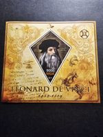 Stamp Madagascar Leonardo Da Vinci Painter Painting Block New ** Luxury MNH 2000