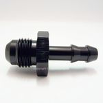 AN-6 to 3/8" 9mm - 10mm BLACK PUSH BARB HOSE TAIL Straight Fitting Adapter Oil