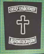 Ozzy Osbourne Birmingham Large Size Printed Sew On Back Patch Official Patch