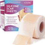VOGSIG Silicone Scar Sheets Size 1.6"X75" Ultra-Thin Breathable & Waterproof