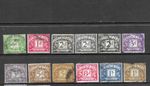 GB 1914+ Postage Due Mixed Selection 12 x Values Used