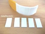 White Double Sided Foam Pads Sticky Fixers 3D Effect Choice of 1mm 2mm 3mm Thick