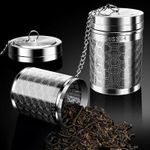 Stainless Steel Tea Infuser Extra Fine Mesh Loose Leaf Strainer Chain Hook