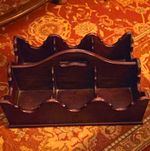 Rare Georgian Mahogany Wine Bottle Carrier Caddy / George III