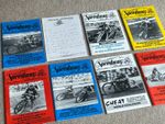 7 1994 to 1997 Vintage Speedway Magazine issues + letter signed by Publisher