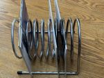 Magazine Rack Spiral Of Heavy Stainless Steel