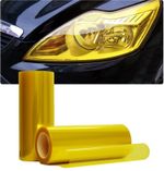 GOLDEN YELLOW HEADLIGHT TINT 30CM X 50CM - APPLICATOR
