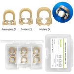Dental Rubber Dam Clamps Resin Soft Clamp Universal Barrier Clips Molar Premolar