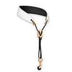 Professional Saxophone Neck Strap Leather Padded Harness Alto Tenor Soprano