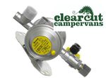 Truma Gok 8mm Gas Regulator, 30m/bar Bulkhead Mounted with Pressure Test Point