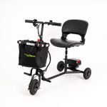 Folding 12KG Light Electric Mobility Scooter Removable Dual Lithium Front Basket