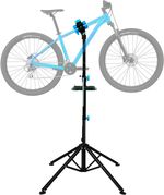 FOLDING BICYCLE MAINTENANCE REPAIR STAND PEDAL BIKE CYCLE MECHANICS ADJUSTABLE