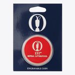 The Open Golf Collectible 151st Royal Liverpool Coin Red Ahead Official