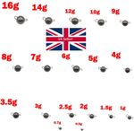 Fishing Jig Head Ball Tungsten Cheburashka Weights Cheb Sinker from 0.5g - 16g