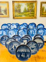 Royal Copenhagen Christmas Plates 1965-1997 Danish Porcelain Collector Plates
