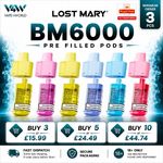 Lost Mary BM6000 Refill Pods Prefilled Replacement Pods | 6000 Puffs |