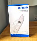 Omron Gentle Temp 520 Infrared Digital Ear Thermometer White + Covers Manual