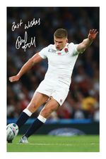 Owen Farrell Signed A4 Autograph Photo Print England Rugby