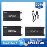Renogy 1000W2000W3000W Pure Sine Wave Inverter 12V DC 240V AC with UPS Function